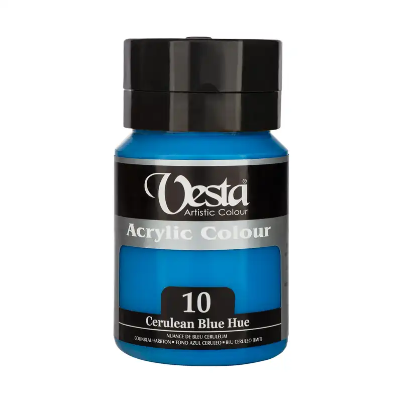 رنگ اکرلیک وستا مدل Acrylic Colour حجم 250 میلی لیتر