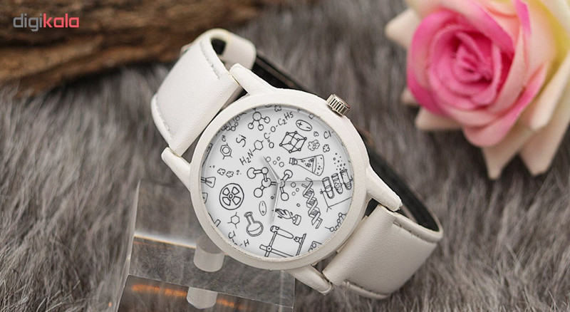 ساعت مچی عقربه ای طرح شیمی کد LF1599