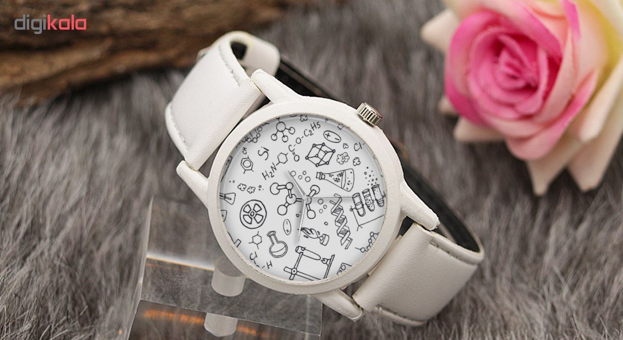 ساعت مچی عقربه ای طرح شیمی کد LF1599 -  - 3