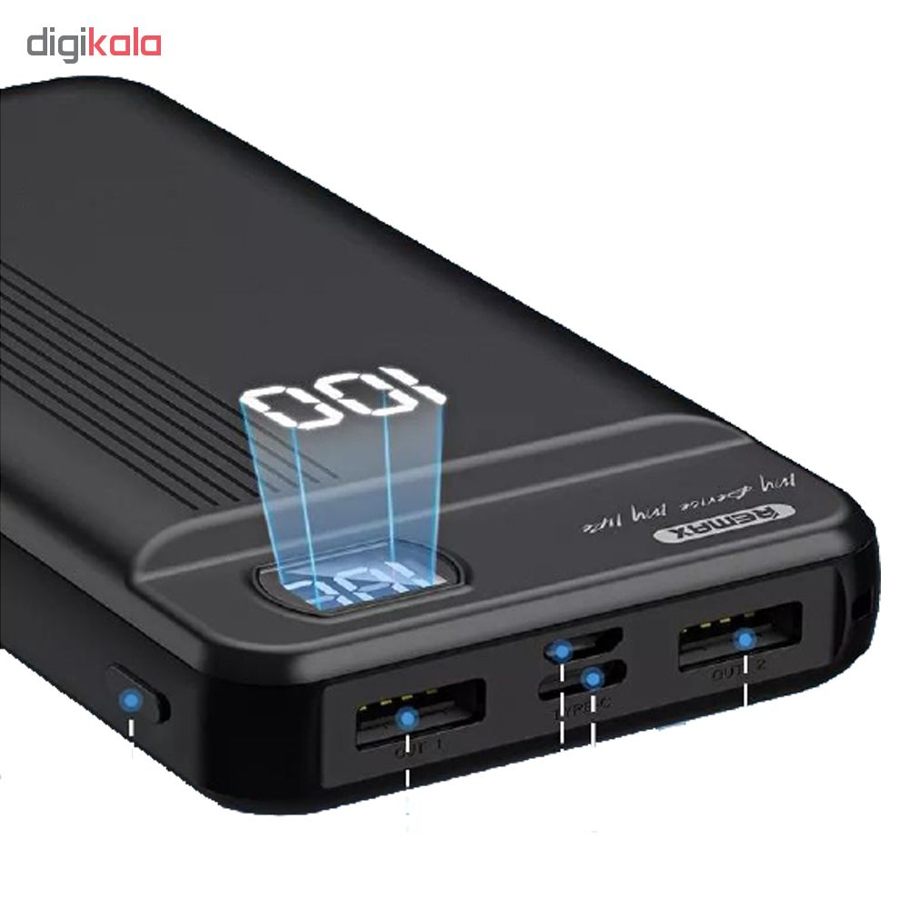 شارژر همراه ریمکس مدل RPP-106 ظرفیت 20000 میلی آمپر ساعت