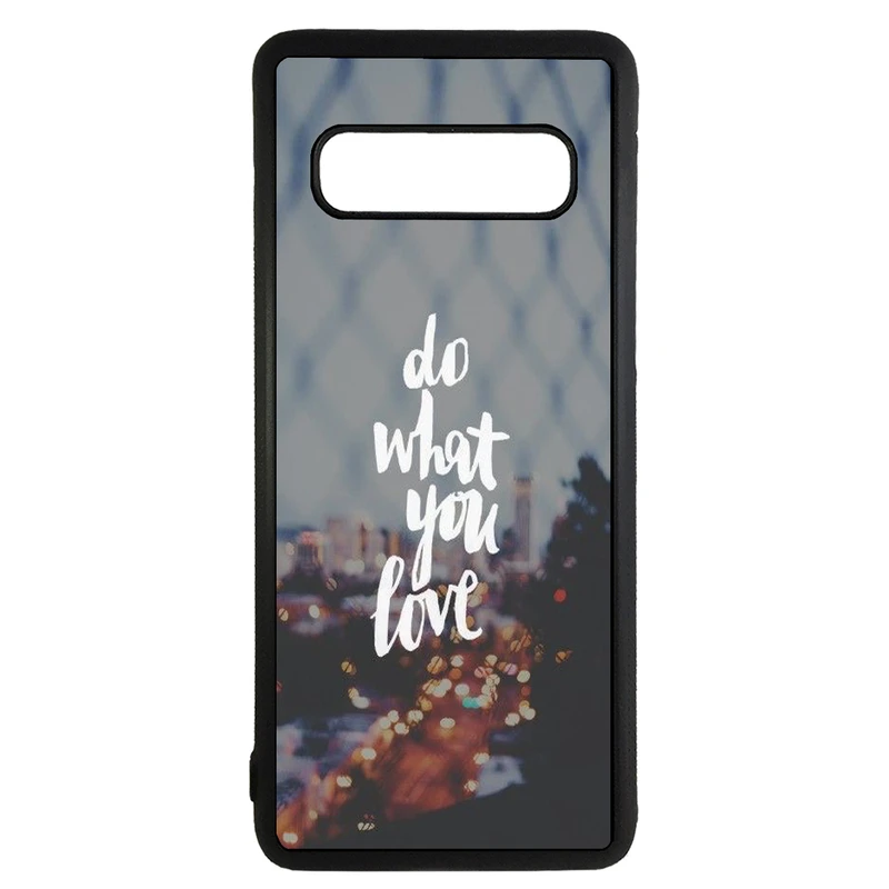 کاور طرح do what you love کد 43162 مناسب برای گوشی موبایل سامسونگ galaxy s10
