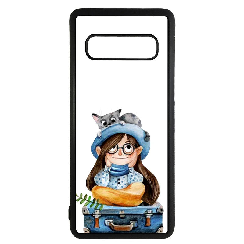 کاور طرح دختر کد 43162 مناسب برای گوشی موبایل سامسونگ galaxy s10