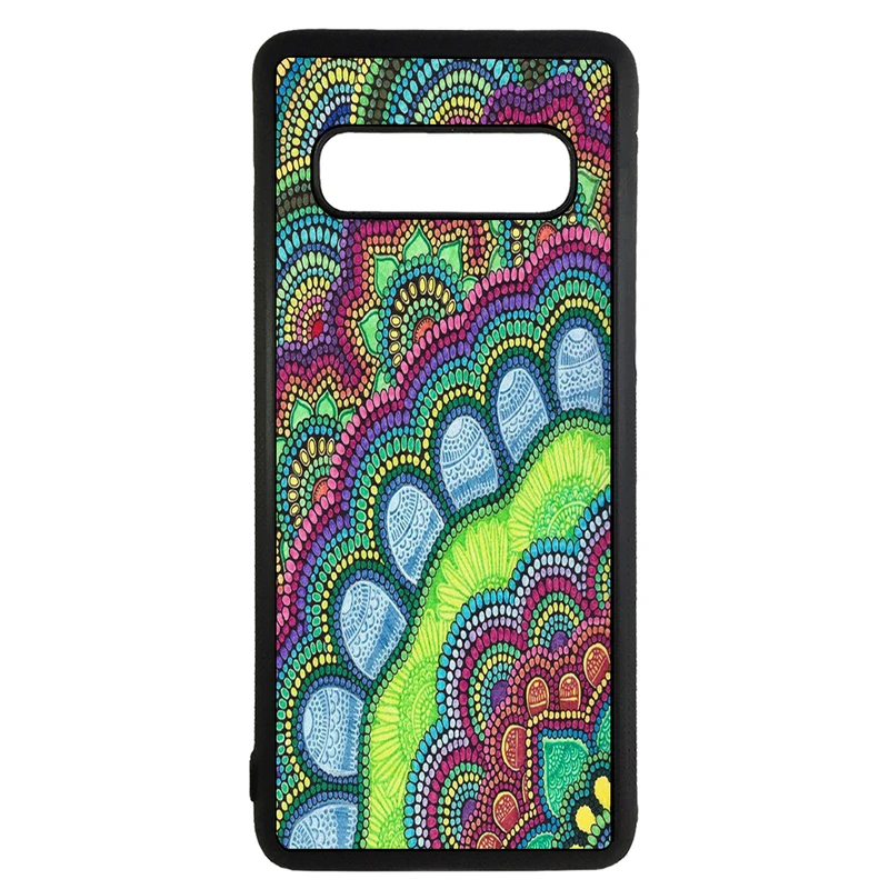 کاور طرح رنگارنگ کد 43163 مناسب برای گوشی موبایل سامسونگ galaxy s10 plus