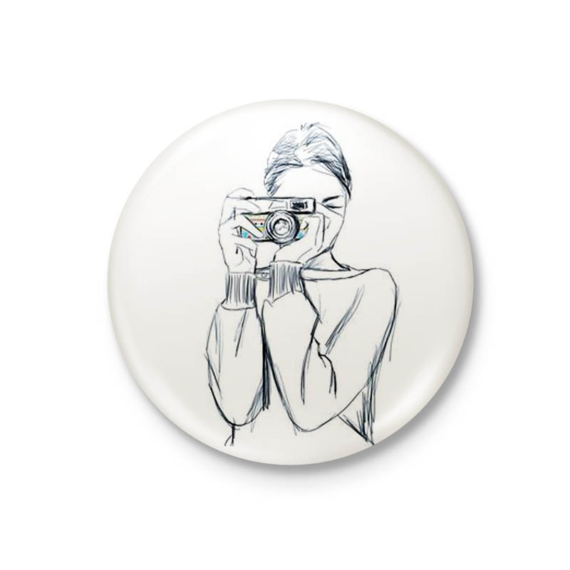 پیکسل طرح دختر عکاس کد 14926