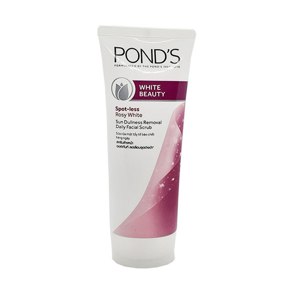 اسکراب لایه بردار پوست پوندز مدل Rosy White حجم 100 میلی لیتر