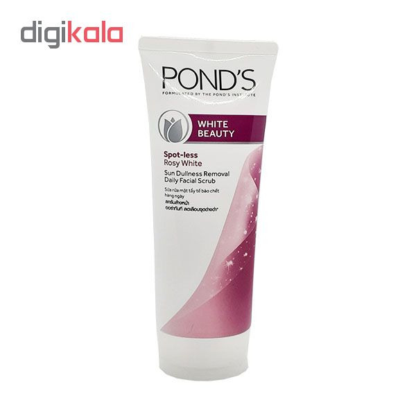 اسکراب لایه بردار پوست پوندز مدل Rosy White حجم 100 میلی لیتر