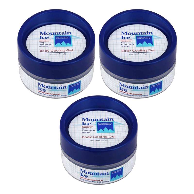 ژل خنک کننده ضد درد لیمپیو مدل Mountain Ice حجم 200 میلی لیتر مجموعه 3 عددی