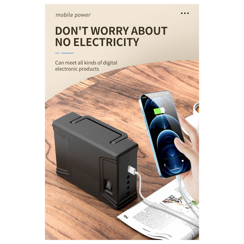 سیستم روشنایی خورشیدی دی پی مدل DP-7709