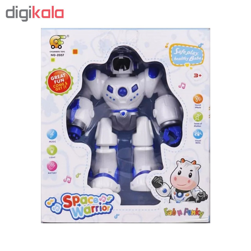 ربات اسباب بازی مدل Space Warrior کد 2057