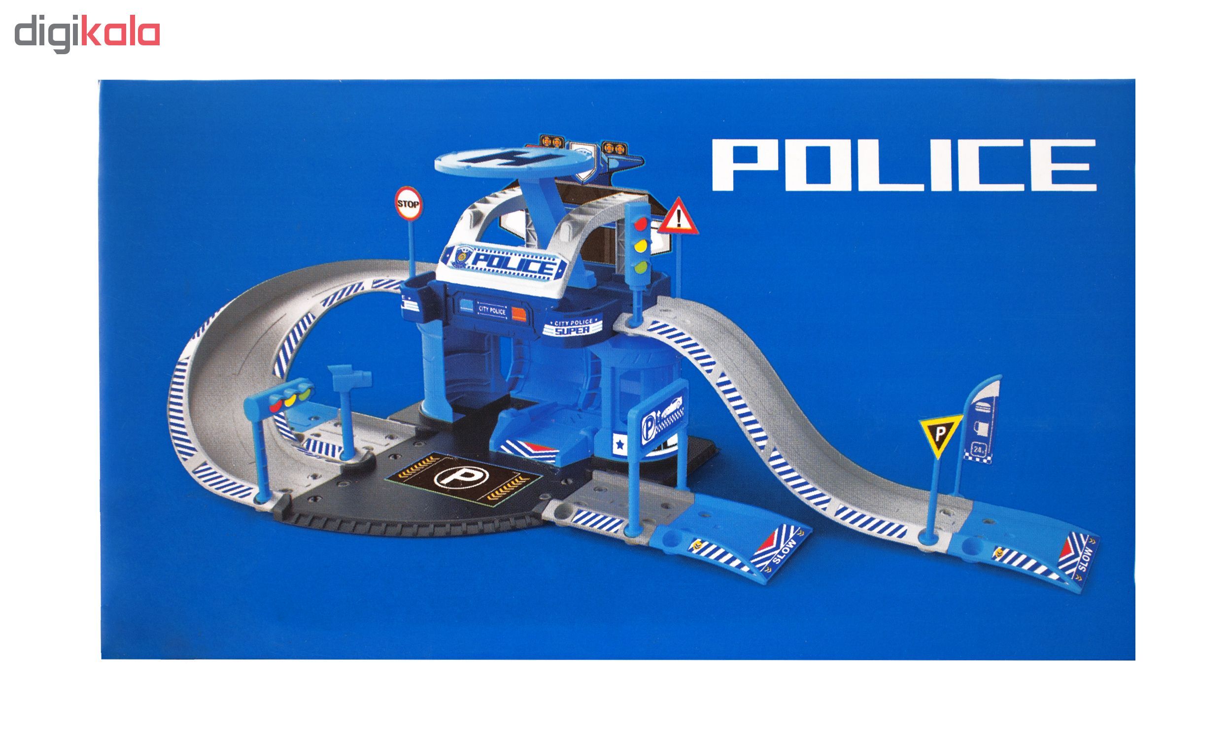کیت ماشین بازی طرح ایستگاه پلیس کد 680668