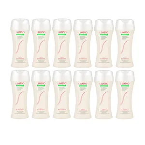 شامپو مو لیمپیو مدل Herbal Extract حجم 400 میلی لیتر مجموعه 12 عددی