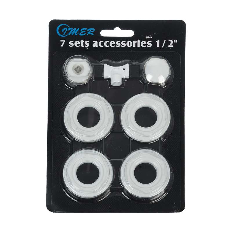 اتصالات رادیاتور دیمر مدل DN7 مجموعه 7 عددی