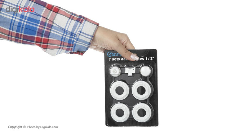 اتصالات رادیاتور دیمر مدل DN7 مجموعه 7 عددی