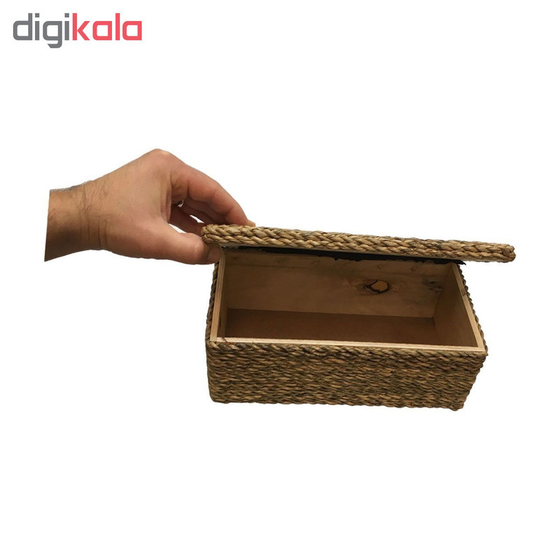 ست سطل و جعبه دستمال کاغذی مدل D.A.Y103