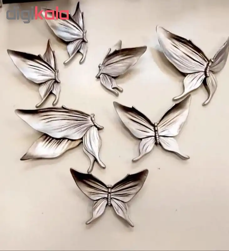 دیوارکوب طرح پروانه کد P01 مجموعه ۷ عددی