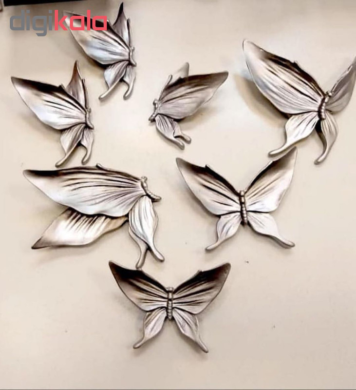 دیوارکوب طرح پروانه کد P01 مجموعه ۷ عددی