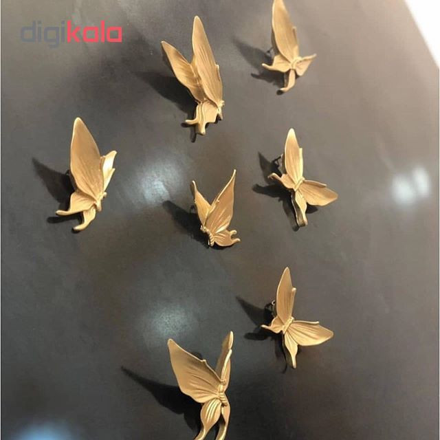 دیوارکوب طرح پروانه کد P01 مجموعه ۷ عددی
