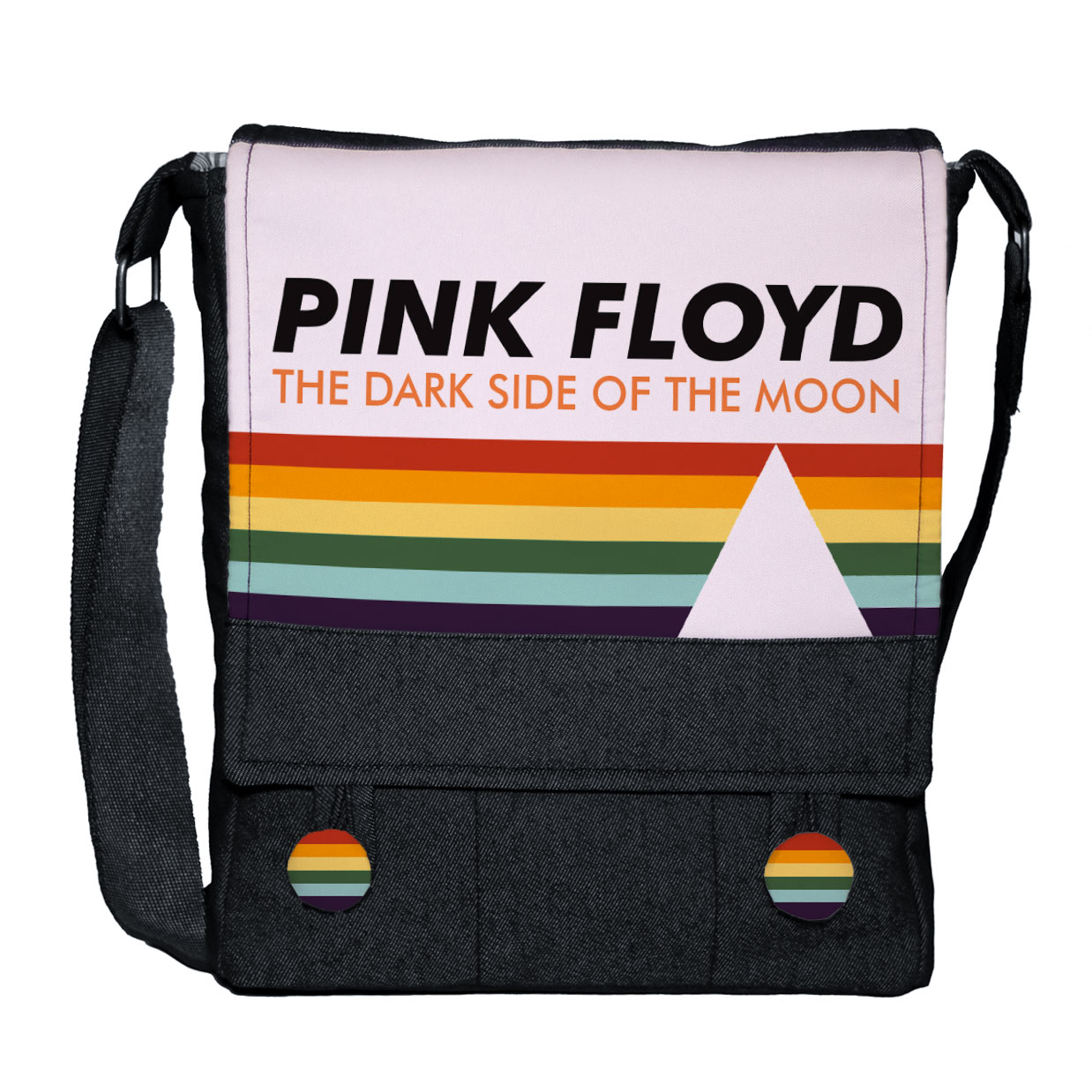 کیف دوشی زنانه گالری چی چاپ طرح pink floyd کد 65836