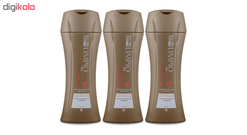 نرم کننده مو لیمپیو مدل Keratin حجم 250 میلی لیتر مجموعه 3 عددی