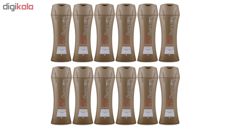 نرم کننده مو لیمپیو مدل Keratin حجم 250 میلی لیتر مجموعه 12 عددی