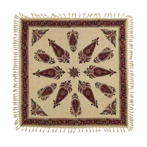رومیزی قلمکار کد 20 سایز 80 × 80 سانتی‌ متر