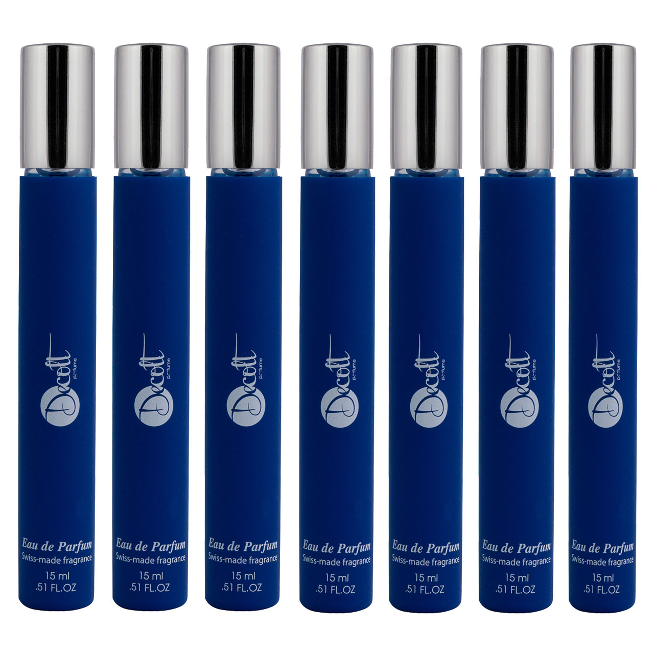 عطر جیبی مردانه دکلت مدل Bleu Chanel حجم 15 میلی لیتر مجموعه 7 عددی