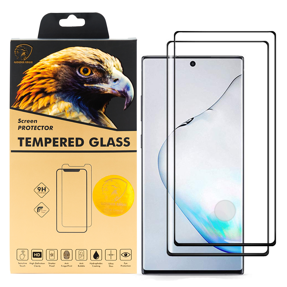 محافظ صفحه نمایش گلدن ایگل مدل DFC-X2 مناسب برای گوشی موبایل سامسونگ Galaxy Note 10 Plus بسته دو عددی