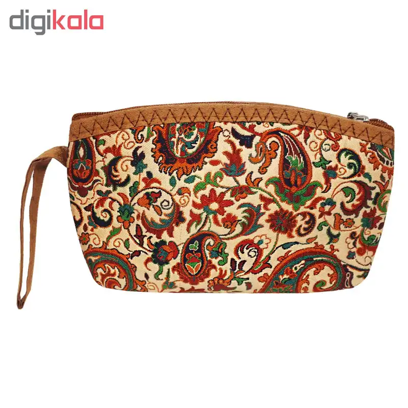 کیف لوازم آرایش زنانه طرح ترمه کد 110785