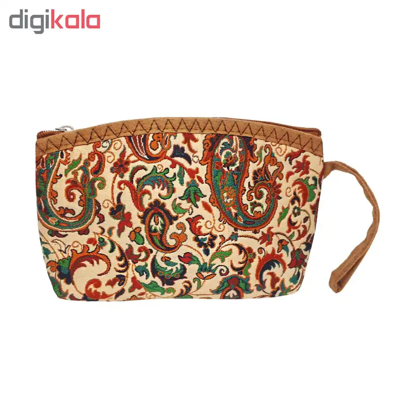 کیف لوازم آرایش زنانه طرح ترمه کد 110785