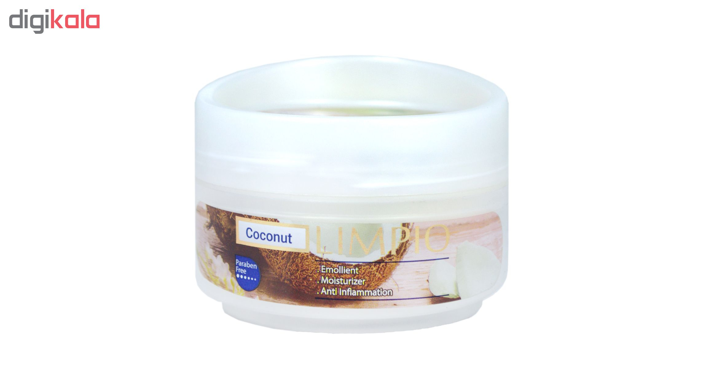 کرم مرطوب کننده لیمپیو مدل Coconut حجم 200 میلی لیتر مجموعه 6 عددی