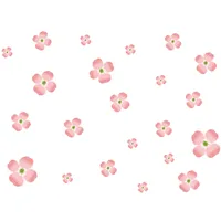 استیکر دیواری مدل la flor flower