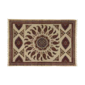 پارچه قلمکار حاج محمد علی هاشمیان طرح بته جقه کد 023 سایز 130 × 200 سانتی متر
