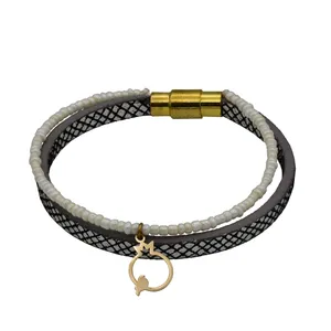 دستبند نقره زنانه کد 604s2