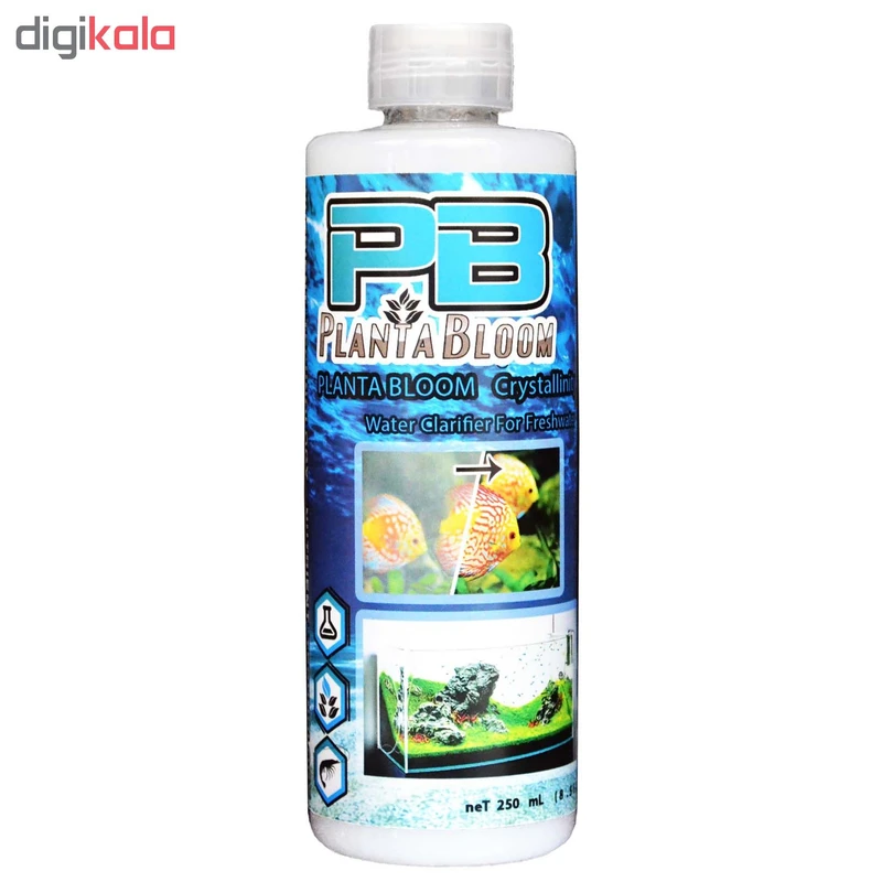 عکس شماره 2 : محلول شفاف کننده آب آکواریوم پلنتا بلوم کد clr01 حجم 250 میلی لیتر