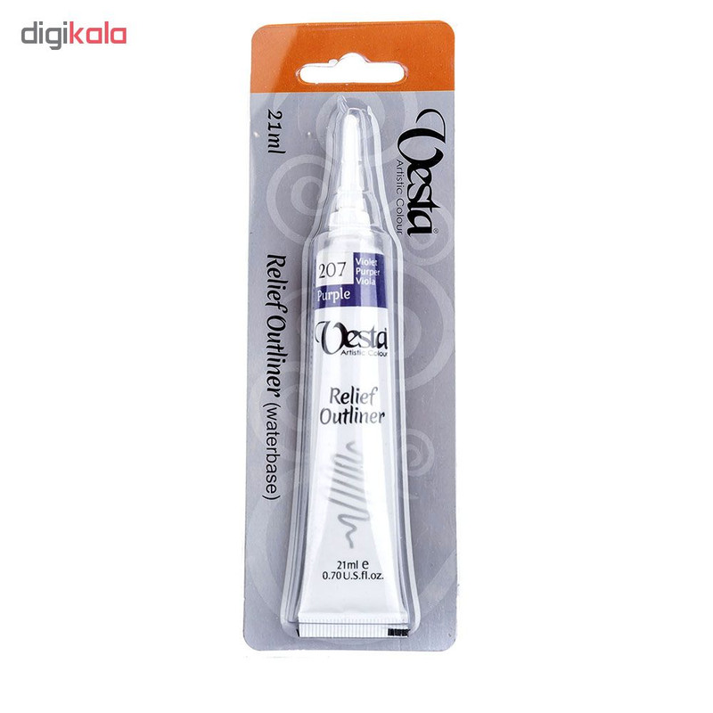 خمیر دورگیر وستا مدل Purple 207 حجم 21 میلی لیتر