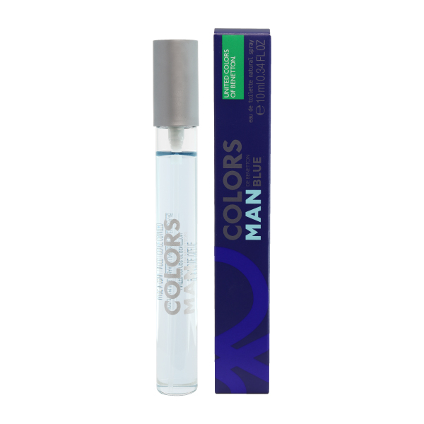 عطر جیبی مردانه بنتون مدل Colors Man Blue حجم 10 میلی لیتر