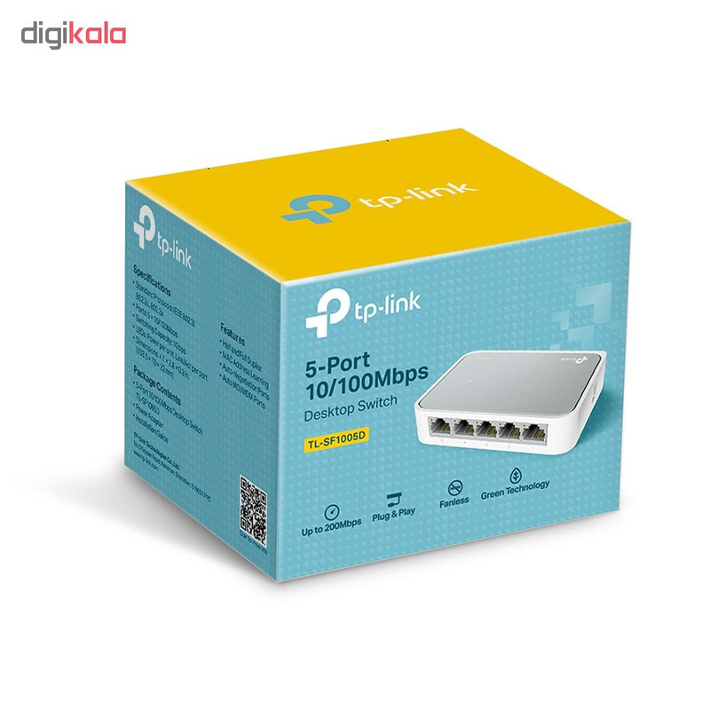 سوییچ 5 پورت تی پی-لینک مدل TL-SF1005D Ver 16.0 1
