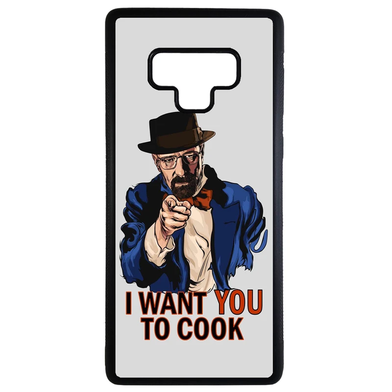 کاور طرح والتر وایت کد 43165 مناسب برای گوشی موبایل سامسونگ galaxy note 9