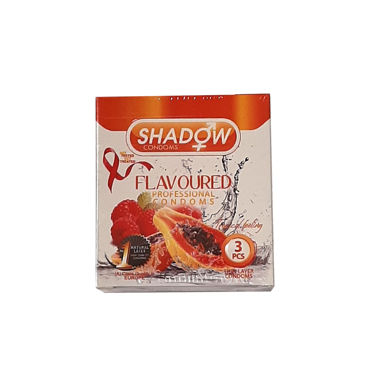 کاندوم شادو مدل flavoured بسته 3 عددی -  - 1