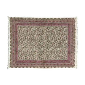 پارچه قلمکار حاج محمد علی هاشمیان طرح شیپوری کد 010 سایز 130 × 200 سانتی متر
