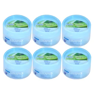 کرم مرطوب کننده لیمپیو مدل Aloe vera حجم 200 میلی لیتر مجموعه 6 عددی