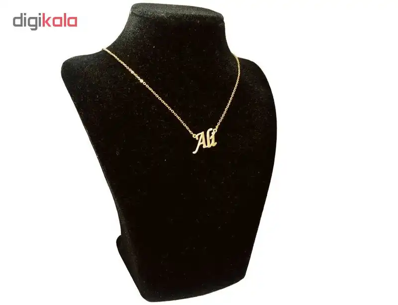 گردنبند طلا 18 عیار زنانه طرح اسم علی کد UN0029