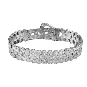 دستبند نقره زنانه مد و کلاس کد 1000468