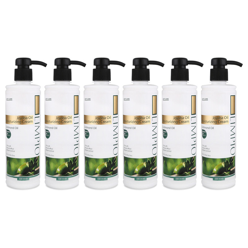 کرم مرطوب کننده لیمپیو مدل Jojoba حجم 500 میلی لیتر مجموعه 6 عددی