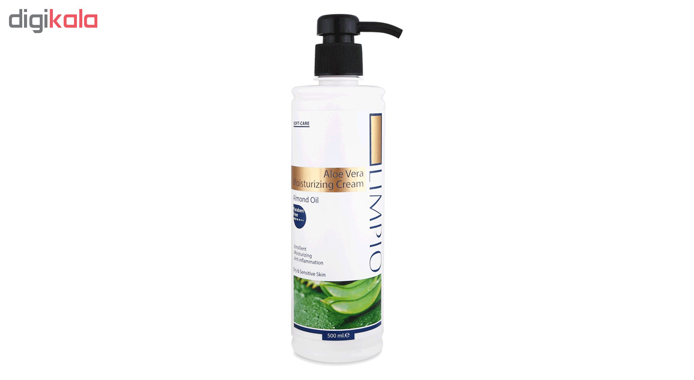 کرم مرطوب کننده لیمپیو مدل Aloe vera حجم 500 میلی لیتر مجموعه 12 عددی