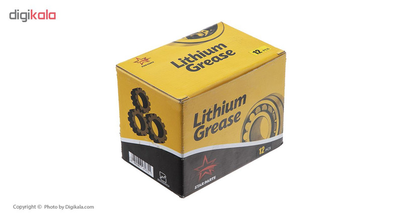 گریس استارپارتس مدل Lithium وزن 100 گرم بسته 12 عددی