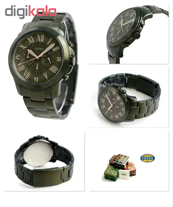 ساعت مچی عقربه ای مردانه فسیل مدل FS5375