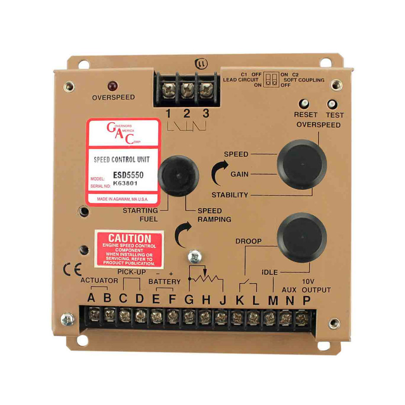 کنترلر دور موتور دیزل جی ای سی مدل ESD5550 کنترلر دور موتور دیزل جی ای سی مدل ESD5550