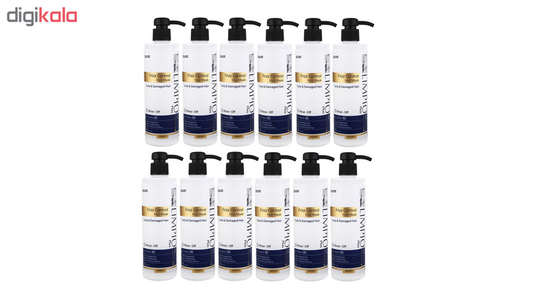 ماسک مو لیمپیو مدل Frizz Control حجم 350 میلی لیتر مجموعه 12 عددی ماسک مو لیمپیو مدل Frizz Control حجم 350 میلی لیتر مجموعه 12 عددی