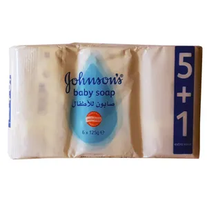 صابون بچه جانسون مدل Tender وزن 125 گرم بسته 6 عددی